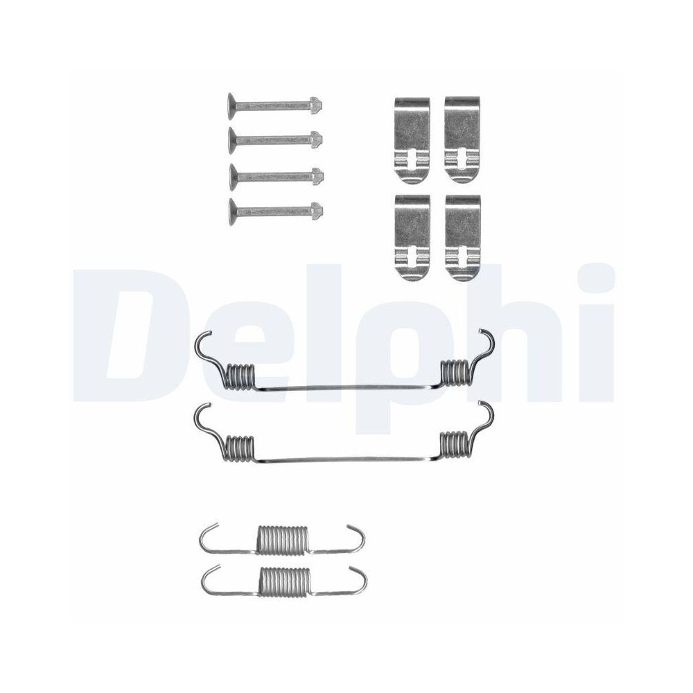 DELPHI LY1400 Zubeh&ouml;rsatz, Bremsbacken f&uuml;r, Hinterachse