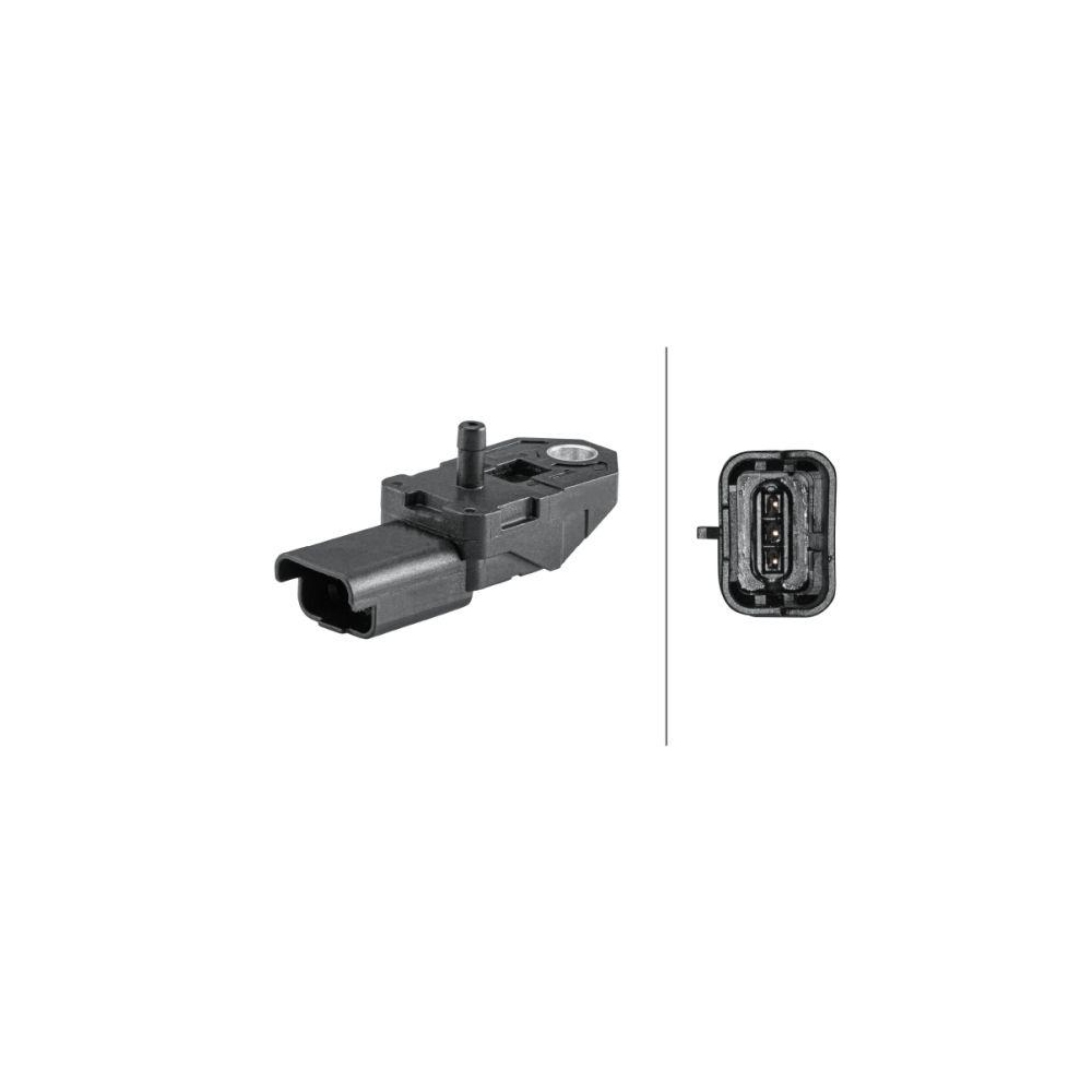 HELLA Sensor, Ladedruck 6PP 358 152-341 für CITROËN FIAT FORD LANCIA MAZDA MWM