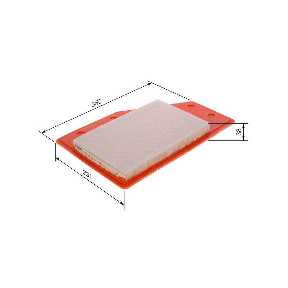 Luftfilter BOSCH F 026 400 635 f&uuml;r OPEL VAUXHALL CHEVROLET