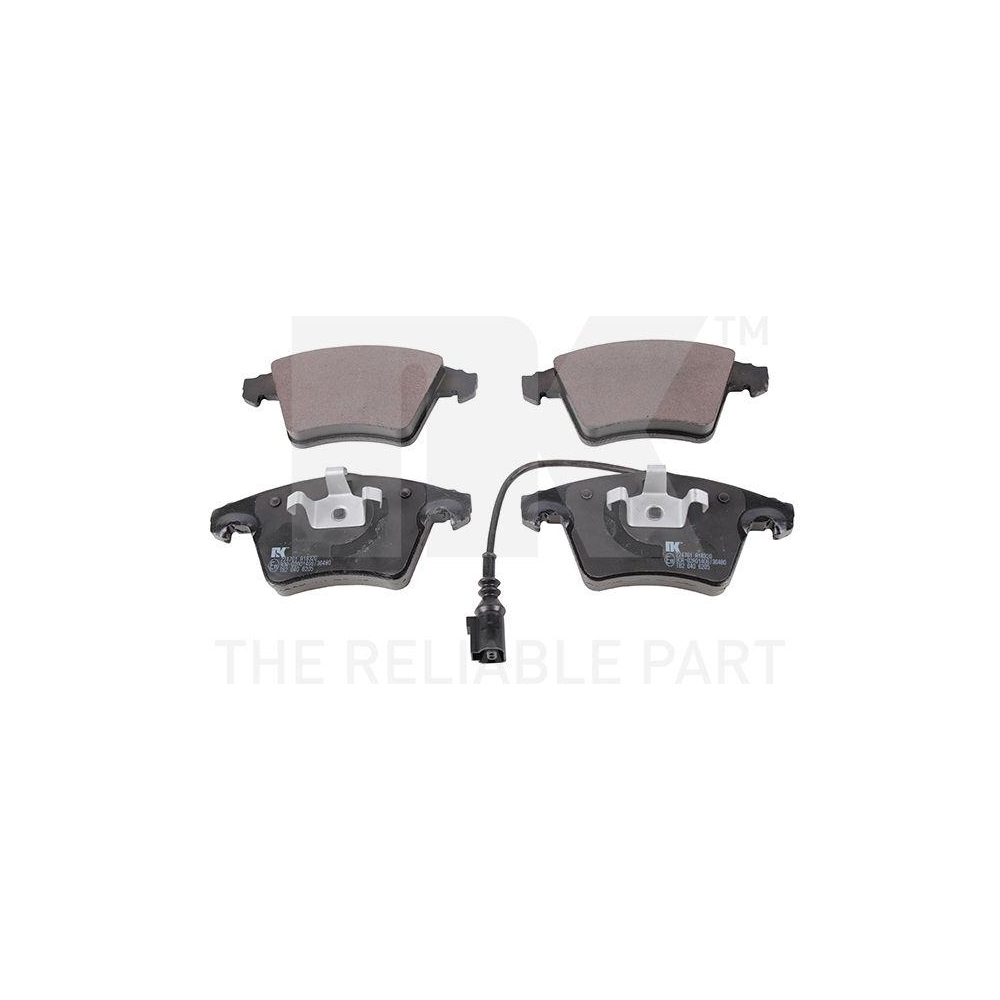 Bremsbelagsatz, Scheibenbremse NK 224761 f&uuml;r VW, Vorderachse