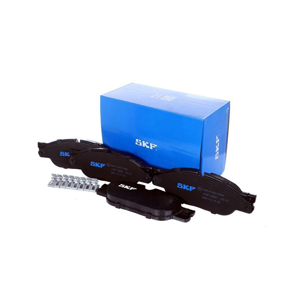 Bremsbelagsatz, Scheibenbremse SKF VKBP 80687 f&uuml;r JAGUAR, Vorderachse