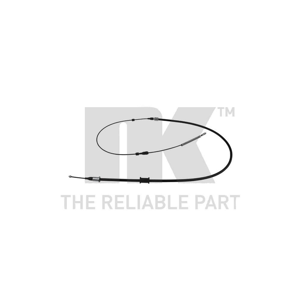 Seilzug, Feststellbremse NK 903674 f&uuml;r OPEL VAUXHALL, hinten rechts, rechts