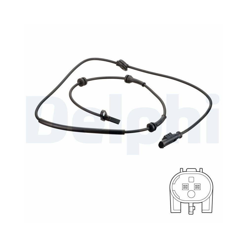 DELPHI SS20639 Sensor, Raddrehzahl f&uuml;r ALFA ROMEO, Hinterachse