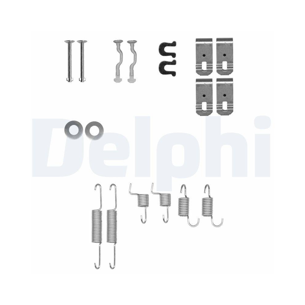 DELPHI LY1401 Zubeh&ouml;rsatz, Bremsbacken f&uuml;r SUBARU, Hinterachse