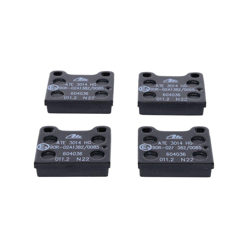 Bremsbelagsatz, Scheibenbremse ATE 13.0460-4036.2 f&uuml;r MERCEDES-BENZ, Hinterachse