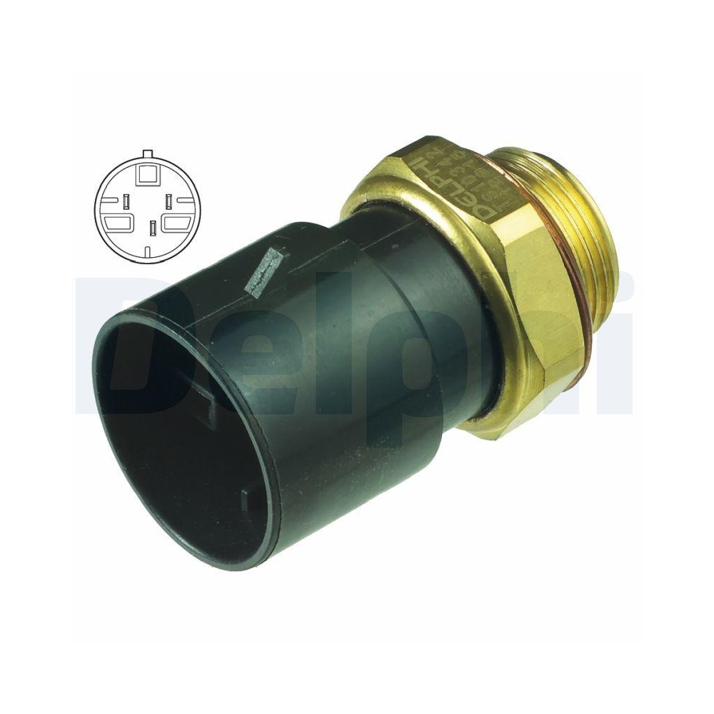 DELPHI TS10342 Temperaturschalter, Kühlerlüfter für OPEL VAUXHALL GENERAL MOTORS