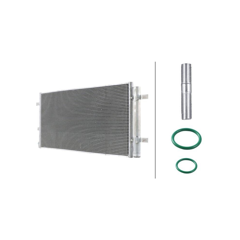 HELLA Kondensator, Klimaanlage 8FC 366 221-771 >>> Easy2Fit <<< für AUDI VW