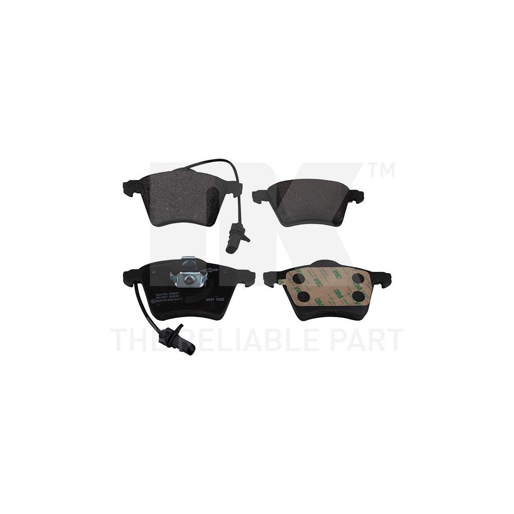Bremsbelagsatz, Scheibenbremse NK 224763 f&uuml;r FORD SEAT VW, Vorderachse