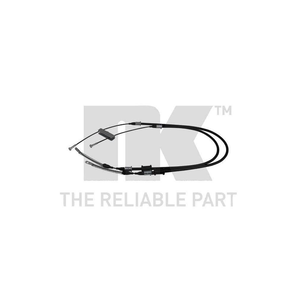 Seilzug, Feststellbremse NK 903676 für OPEL VAUXHALL, hinten, links, rechts