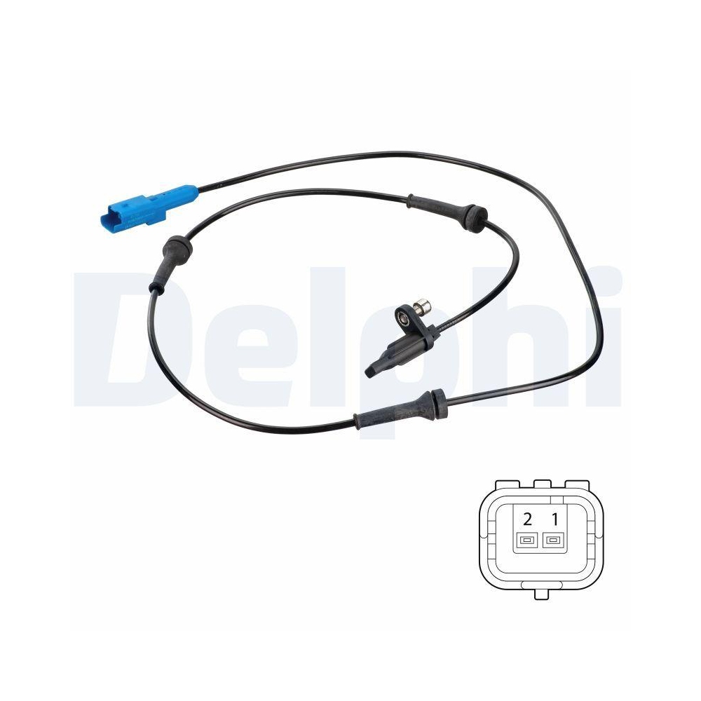 DELPHI SS20674 Sensor, Raddrehzahl f&uuml;r PEUGEOT, Vorderachse