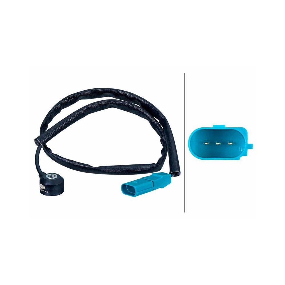 HELLA Klopfsensor 6PG 013 114-661 f&uuml;r AUDI SEAT SKODA VW, vorne