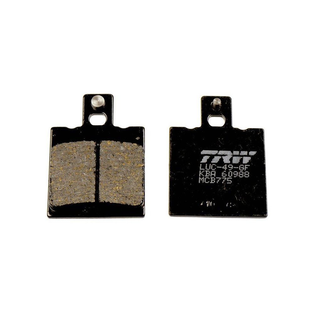 Bremsbelagsatz, Scheibenbremse TRW MCB775 Organic Allround f&uuml;r