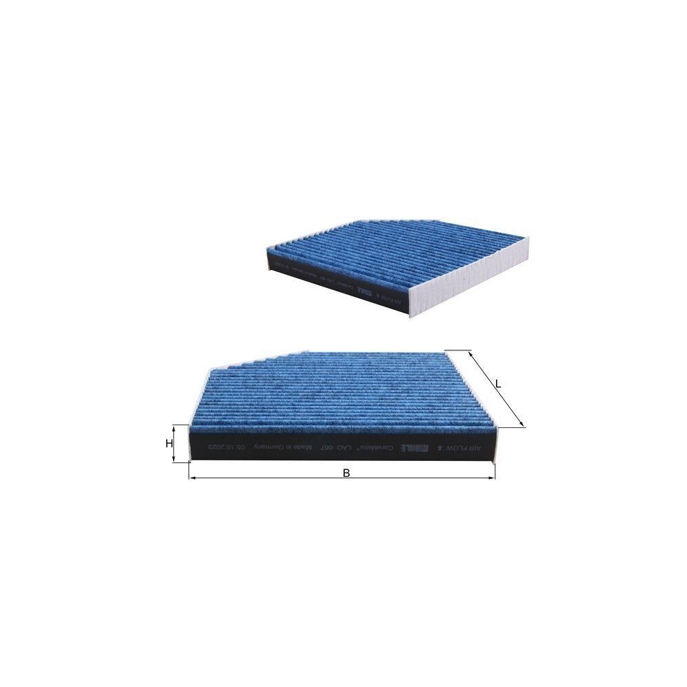 Filter, Innenraumluft KNECHT LAO 667 CareMetix® für AUDI VW BENTLEY CUPRA