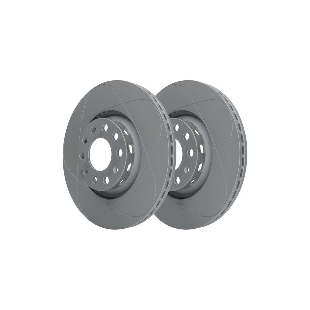 Bremsscheibe ATE 24.0325-0137.1 PowerDisc f&uuml;r SEAT SKODA VAG, Vorderachse