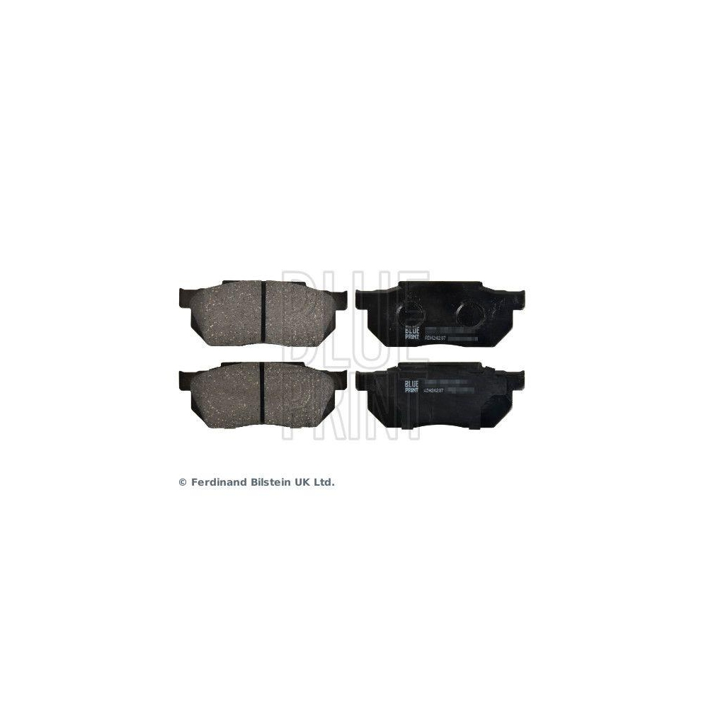 Bremsbelagsatz, Scheibenbremse BLUE PRINT ADH24207 f&uuml;r HONDA, Vorderachse