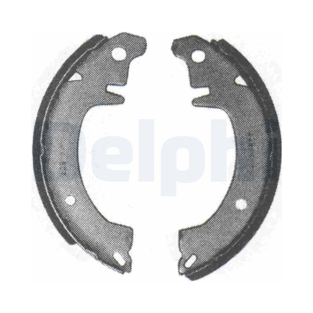 DELPHI LS1101 Bremsbackensatz f&uuml;r, Vorderachse