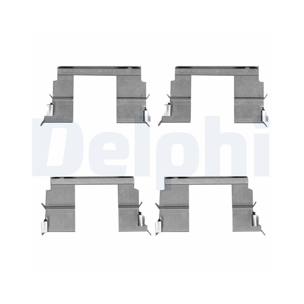 DELPHI LX0516 Zubeh&ouml;rsatz, Scheibenbremsbelag f&uuml;r, Vorderachse