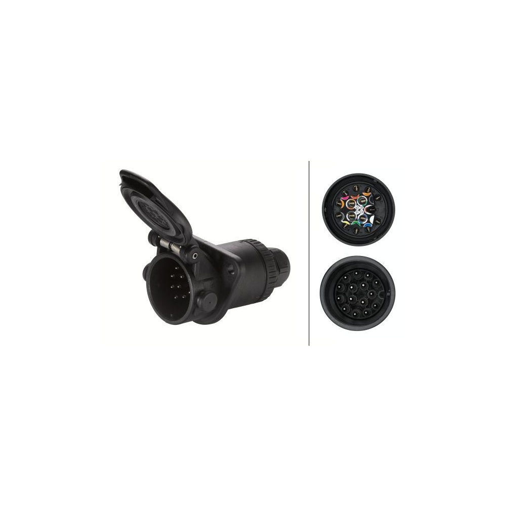 HELLA Steckdose 8JB 007 242-011 für SCANIA BARKAS JAEGER SOMMER WEIRO IRIZAR VDL