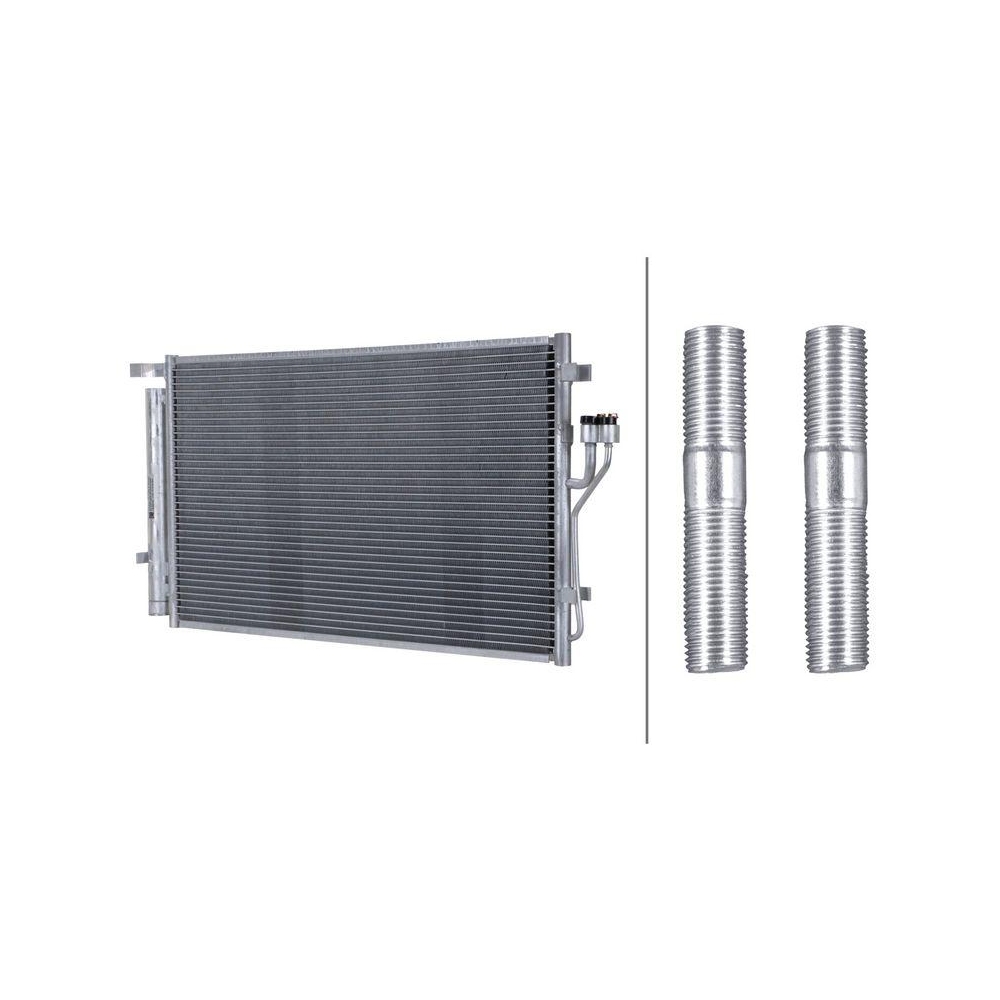 HELLA Kondensator, Klimaanlage 8FC 366 221-801 >>> Easy2Fit <<< für HYUNDAI KIA