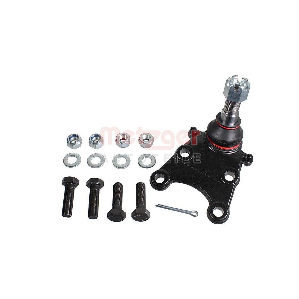 Trag-/Führungsgelenk METZGER 57001008 KIT + für ISUZU OPEL, Vorderachse links