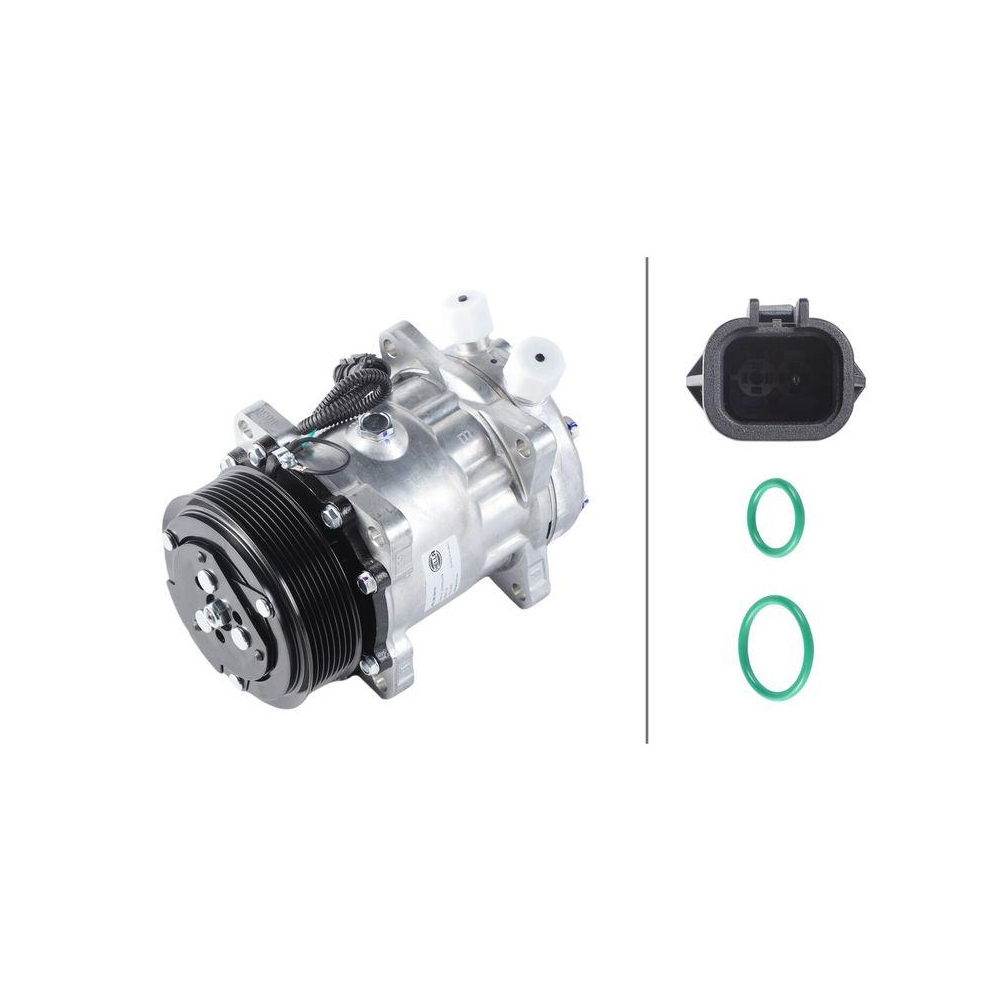 HELLA Kompressor, Klimaanlage 8FK 366 200-001 >>> Easy2Fit <<< f&uuml;r MAN LIEBHERR