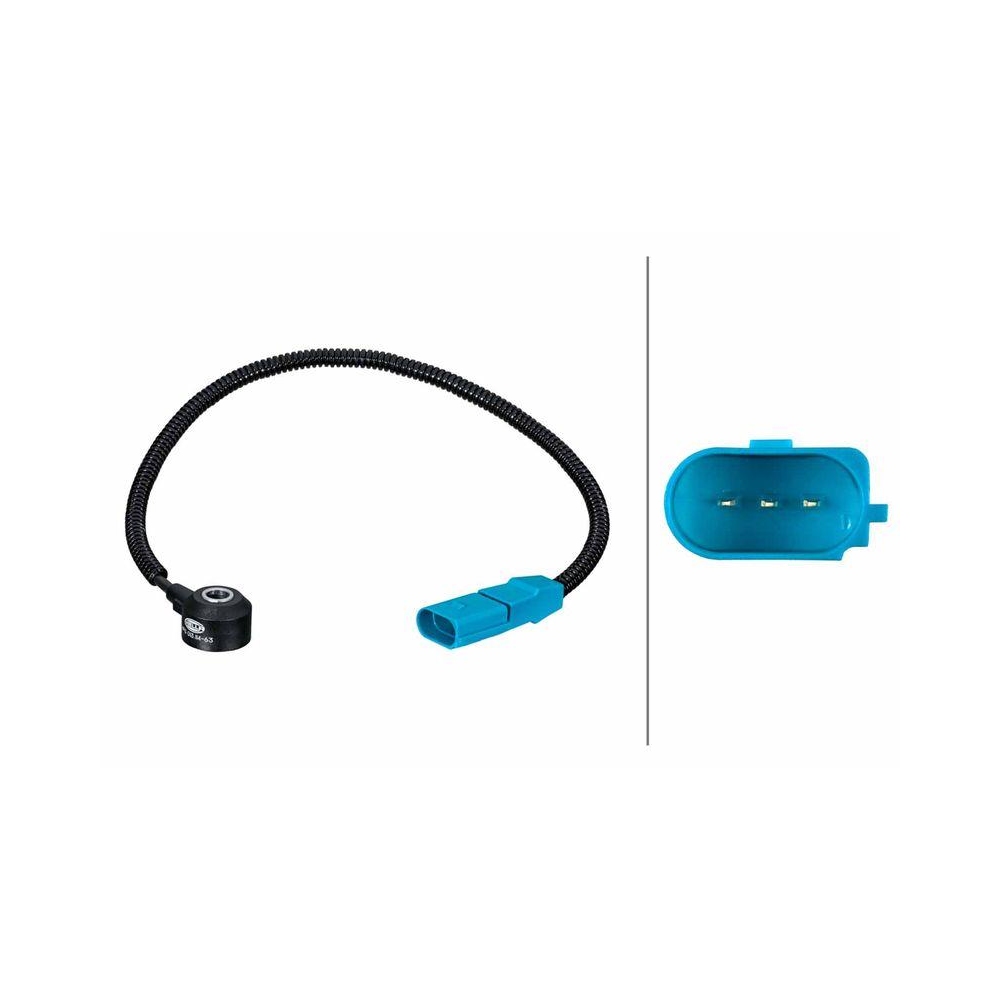 HELLA Klopfsensor 6PG 013 114-631 f&uuml;r AUDI PORSCHE SEAT SKODA VW, rechts