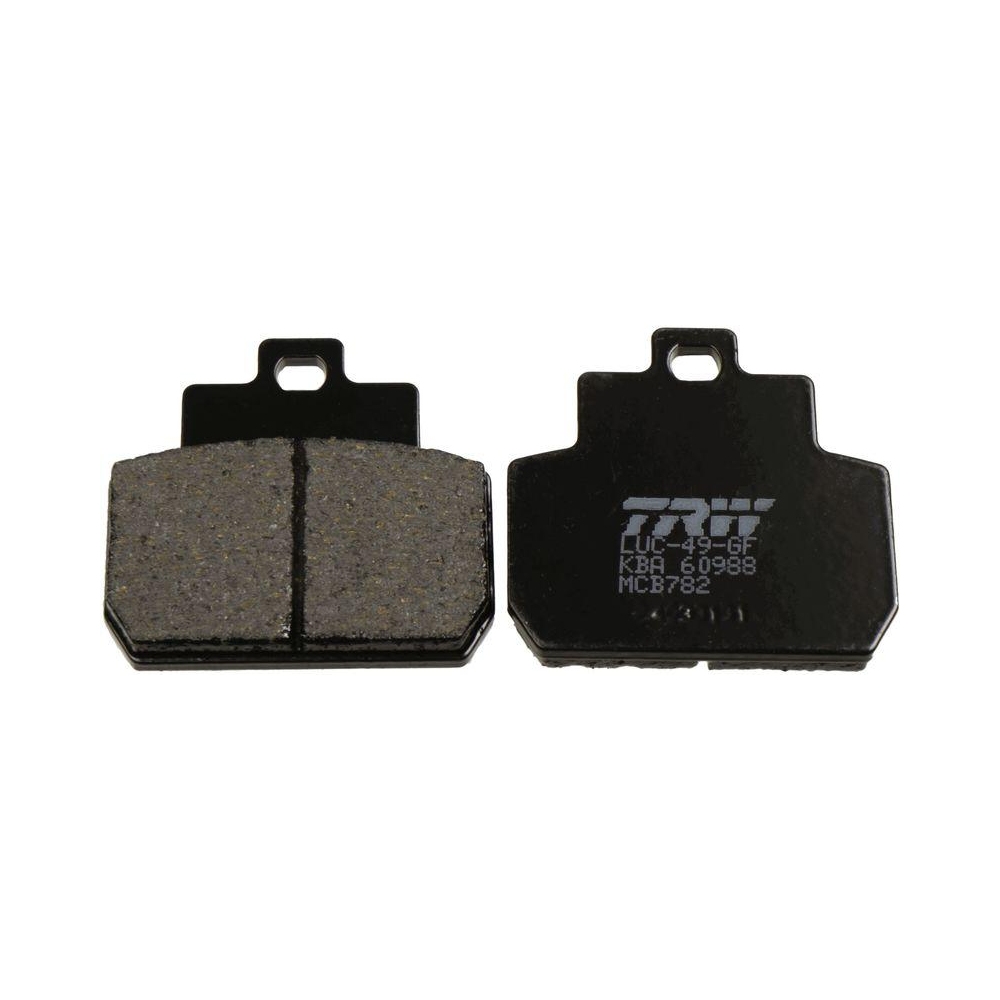 Bremsbelagsatz, Scheibenbremse TRW MCB782 Organic Allround f&uuml;r, Hinterachse