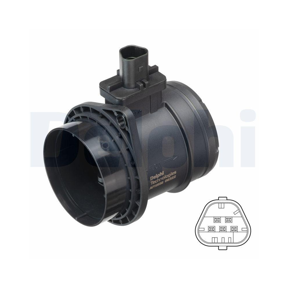 DELPHI AF10556-12B1 Luftmassenmesser f&uuml;r LAND ROVER, beidseitig, rechts