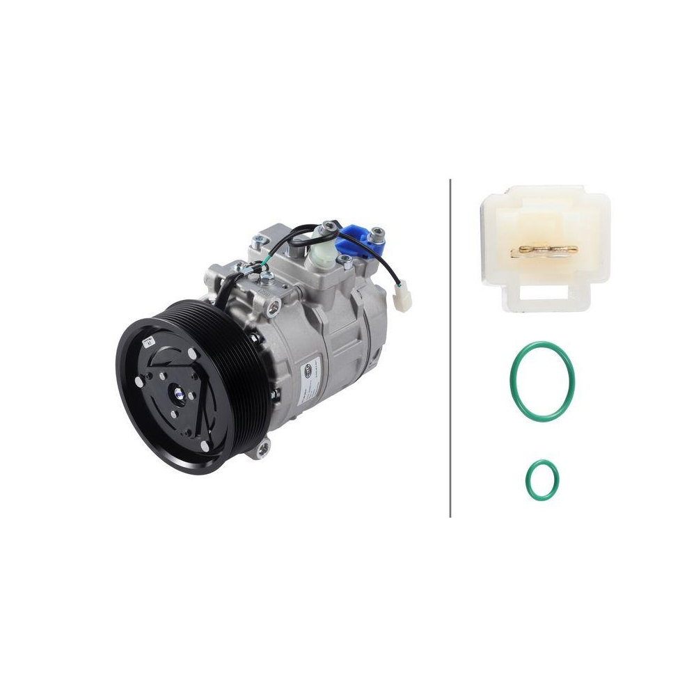 HELLA Kompressor, Klimaanlage 8FK 366 200-011 >>> Easy2Fit <<< für MERCEDES-BENZ