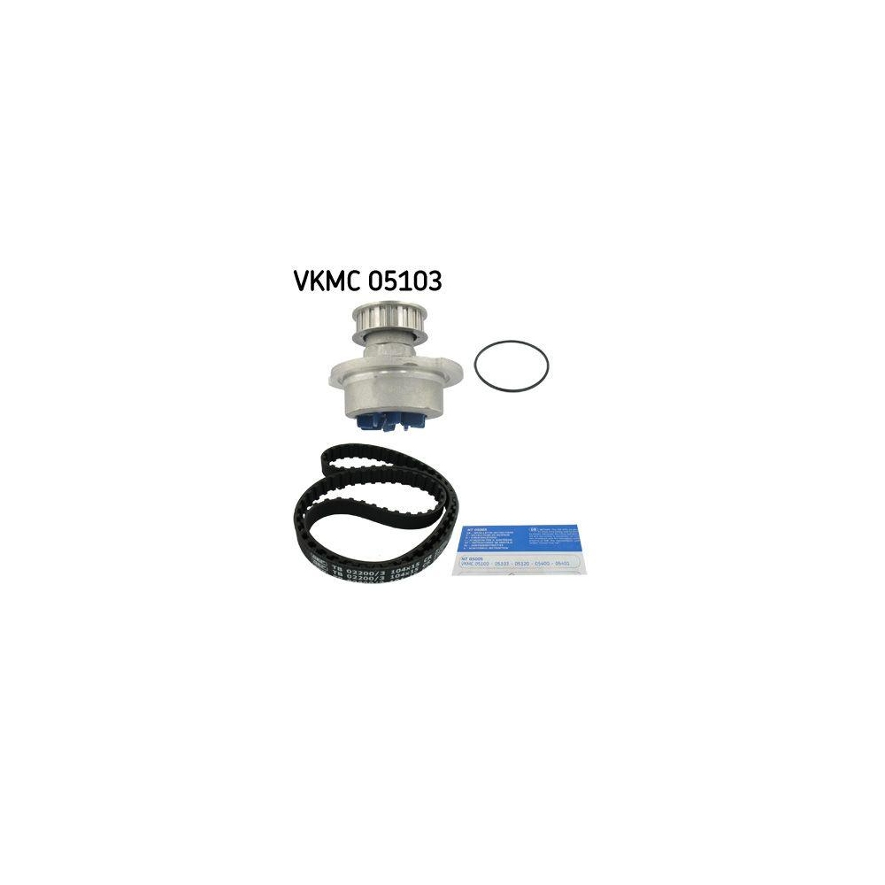 Wasserpumpe + Zahnriemensatz SKF VKMC 05103 f&uuml;r FIAT LANCIA OPEL VAUXHALL