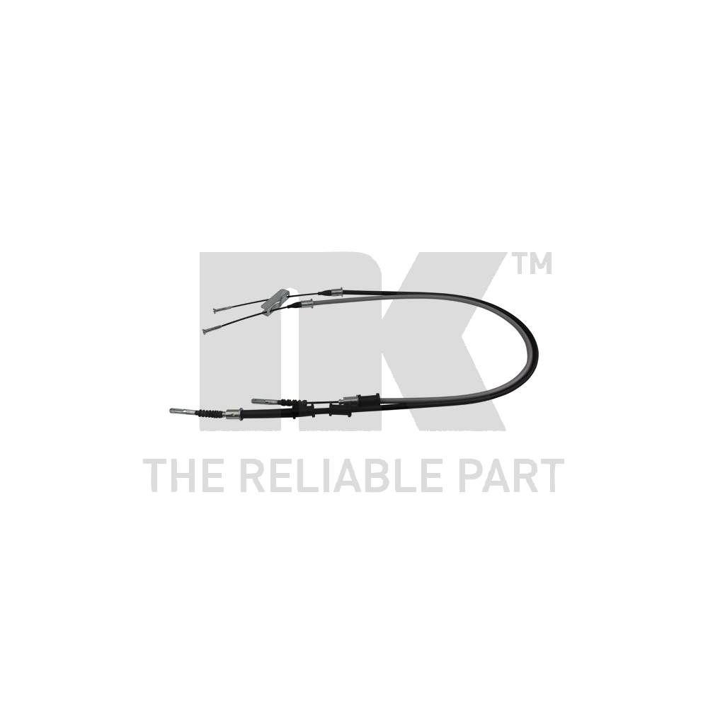 Seilzug, Feststellbremse NK 903688 f&uuml;r OPEL VAUXHALL, vorne