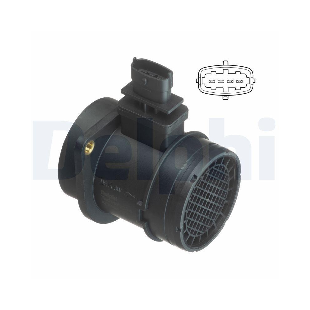DELPHI AF10399-12B1 Luftmassenmesser f&uuml;r ALFA ROMEO FIAT LANCIA