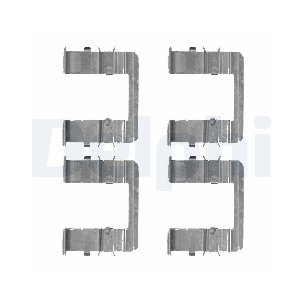 DELPHI LX0519 Zubeh&ouml;rsatz, Scheibenbremsbelag f&uuml;r, Vorderachse