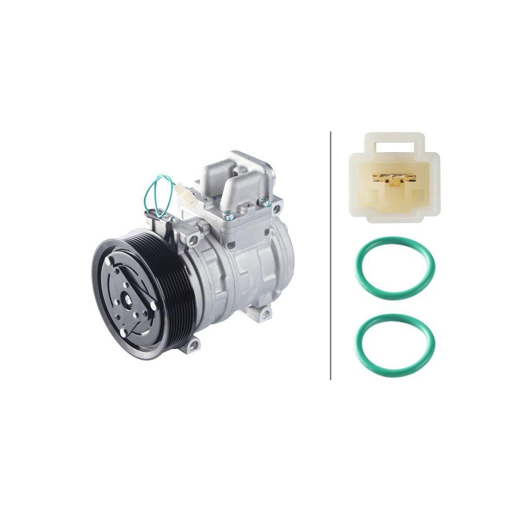HELLA Kompressor, Klimaanlage 8FK 366 200-021 >>> Easy2Fit <<< f&uuml;r MERCEDES-BENZ