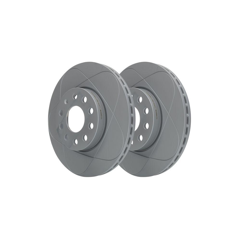 Bremsscheibe ATE 24.0325-0145.1 PowerDisc f&uuml;r SEAT SKODA VAG, Vorderachse