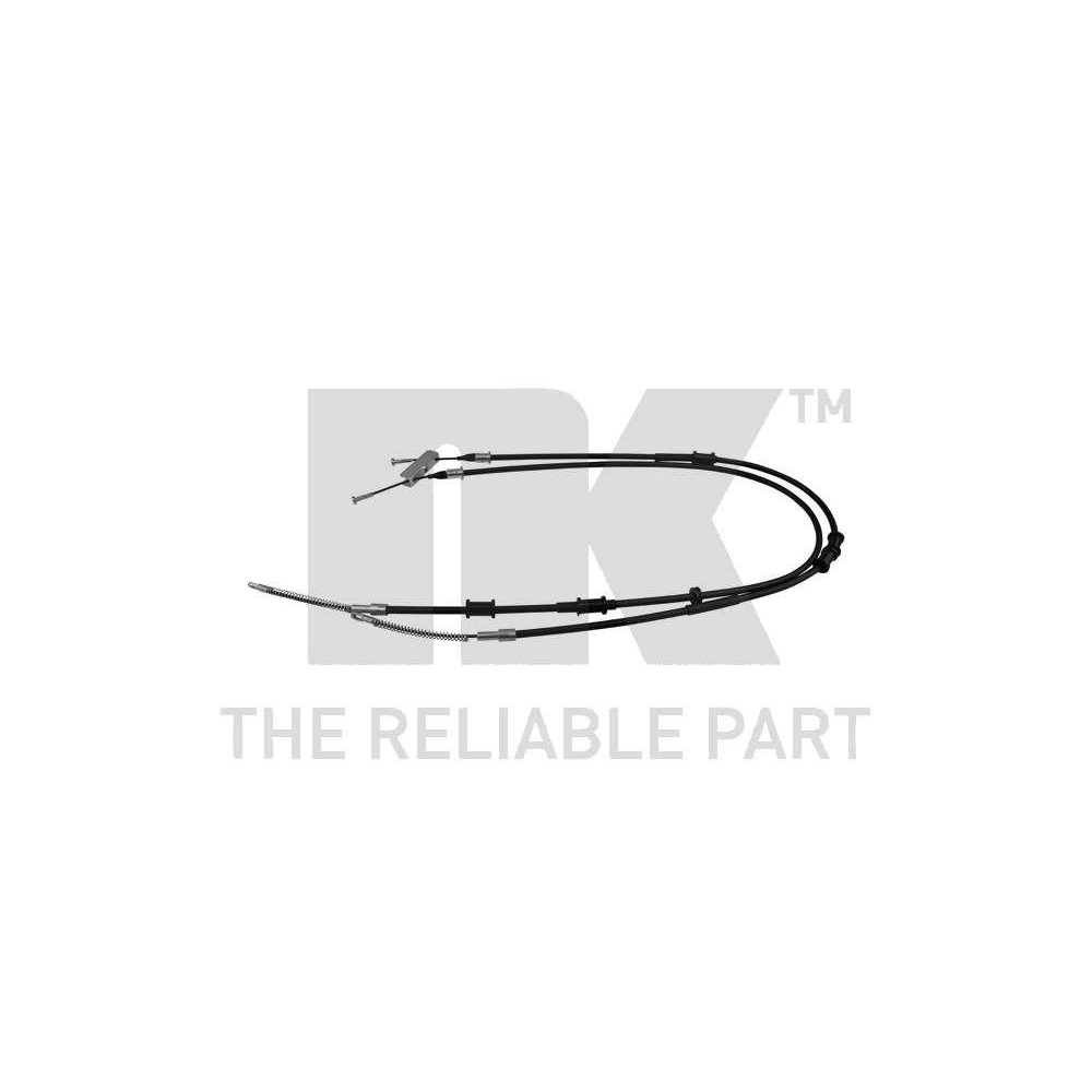 Seilzug, Feststellbremse NK 903689 f&uuml;r OPEL VAUXHALL, hinten