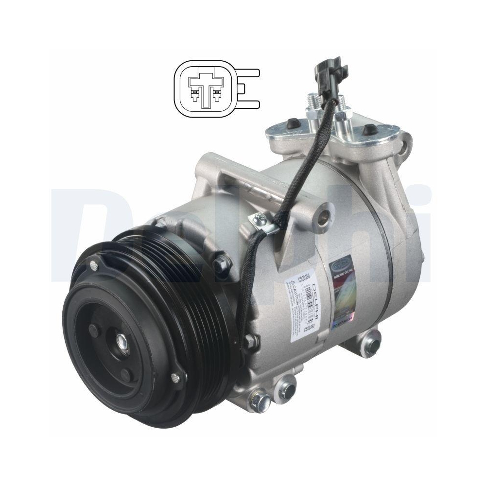 Kompressor, Klimaanlage DELPHI CS20350 für FORD VOLVO