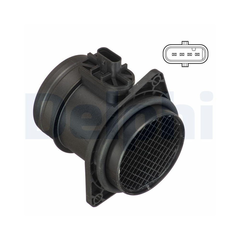 Luftmassenmesser DELPHI AF10418-12B1 für CITROËN OPEL PEUGEOT VAUXHALL MINI DS