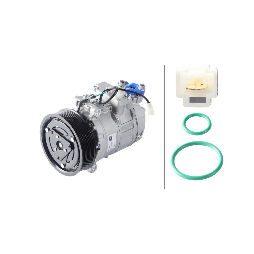 HELLA Kompressor, Klimaanlage 8FK 366 200-031 >>> Easy2Fit <<< f&uuml;r MERCEDES-BENZ