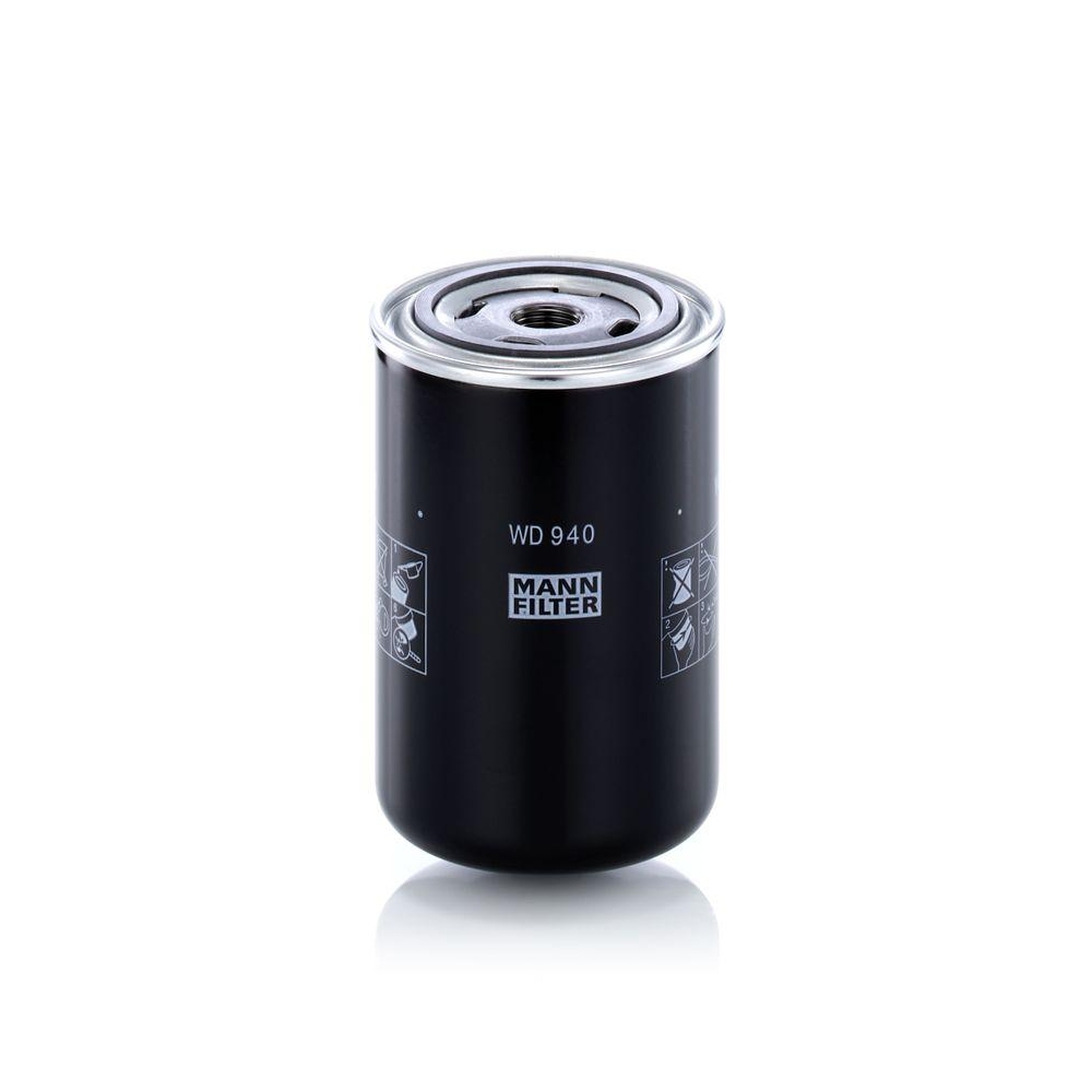 MANN-FILTER WD 940 Filter, Arbeitshydraulik f&uuml;r BOMAG SAF FLOTTMANN WERKE KRAMER