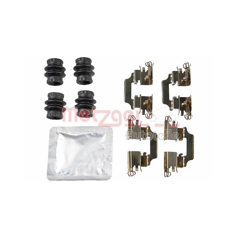 Zubehörsatz, Scheibenbremsbelag METZGER 109-0158 GREENPARTS für, Hinterachse