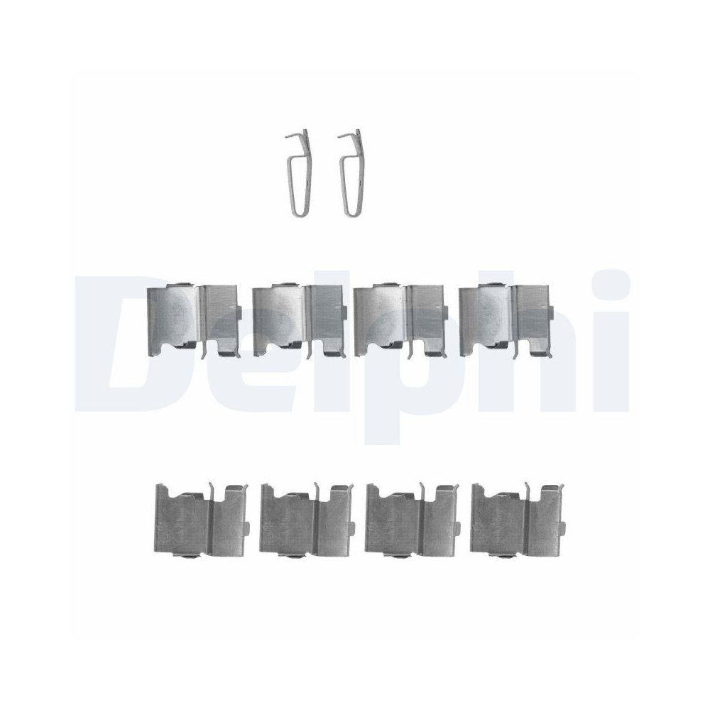 DELPHI LX0522 Zubeh&ouml;rsatz, Scheibenbremsbelag f&uuml;r, Vorderachse