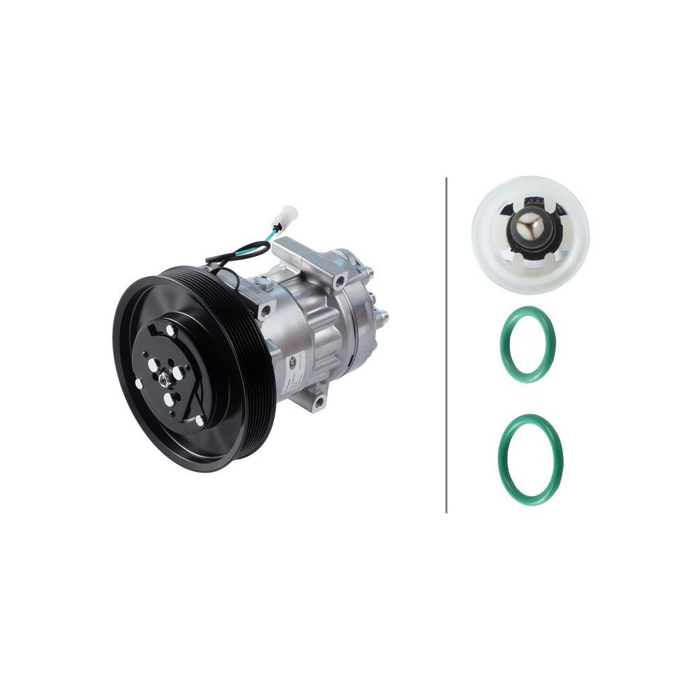 HELLA Kompressor, Klimaanlage 8FK 366 200-051 >>> Easy2Fit <<< f&uuml;r VOLVO