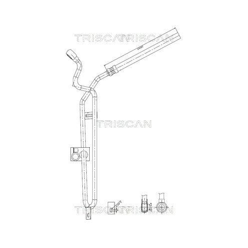 TRISCAN 8516 11031 Hydraulikschlauch, Lenkung f&uuml;r BMW