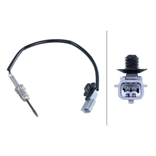 HELLA 6PT 358 284-631 Sensor, Abgastemperatur f&uuml;r RENAULT DACIA, vor Katalysator