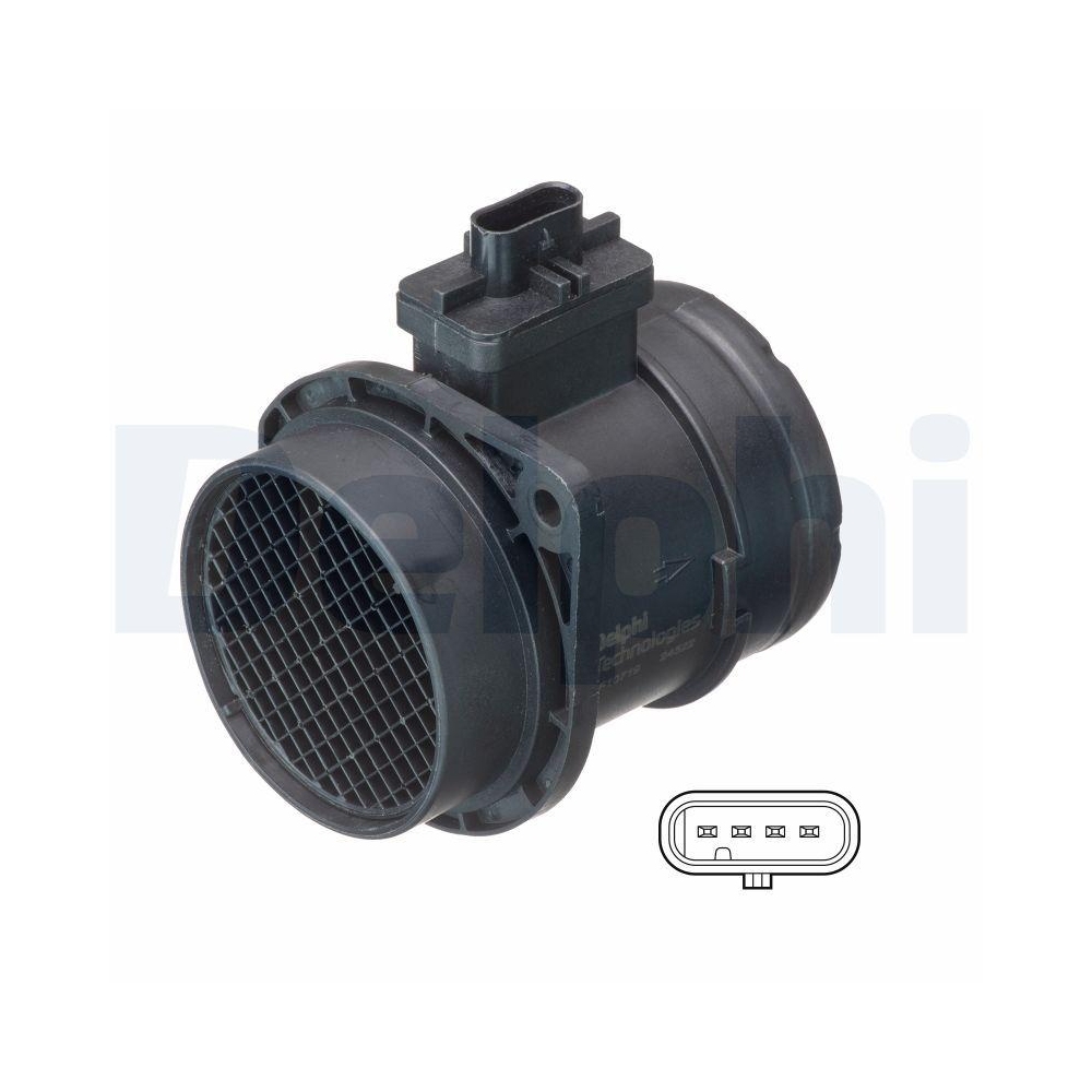 DELPHI AF10719-12B1 Luftmassenmesser f&uuml;r SEAT SKODA VW