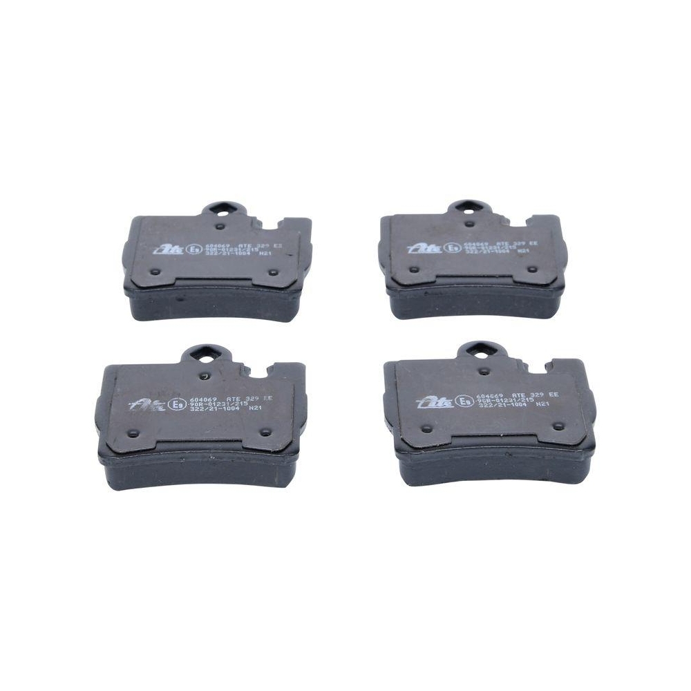 Bremsbelagsatz, Scheibenbremse ATE 13.0460-4069.2 f&uuml;r MERCEDES-BENZ, Hinterachse