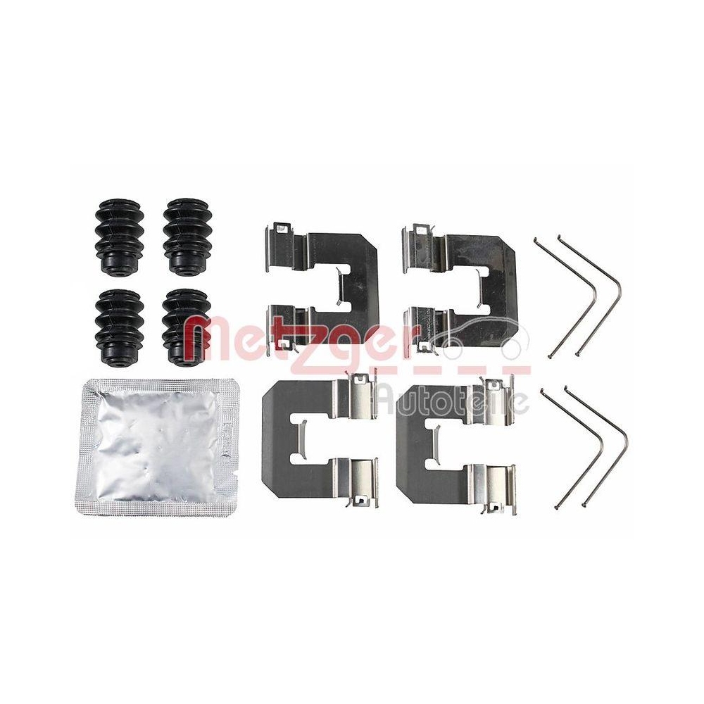 Zubehörsatz, Scheibenbremsbelag METZGER 109-0160 GREENPARTS für, Hinterachse