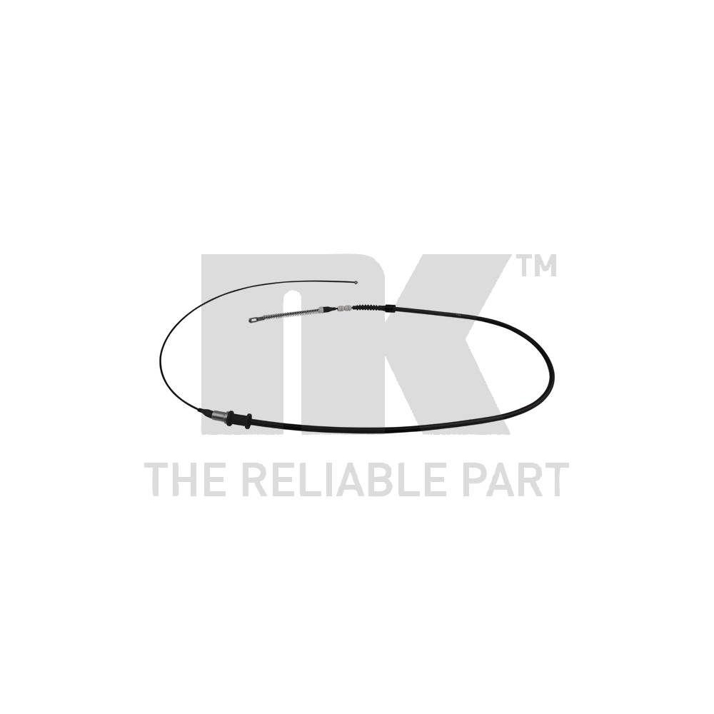 Seilzug, Feststellbremse NK 903695 f&uuml;r OPEL VAUXHALL, hinten rechts, rechts