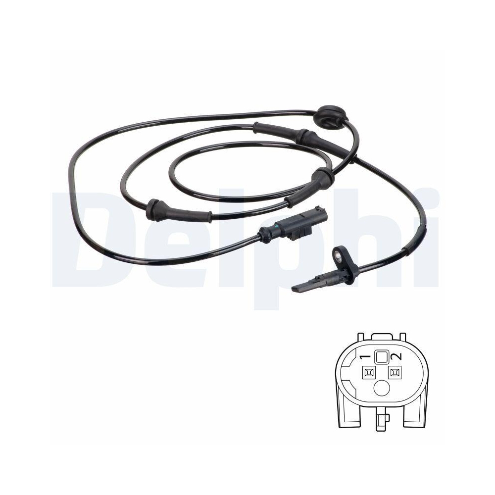 DELPHI SS20711 Sensor, Raddrehzahl f&uuml;r FIAT, Hinterachse rechts